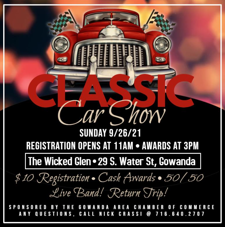 2021 Chamber Car Show flyer